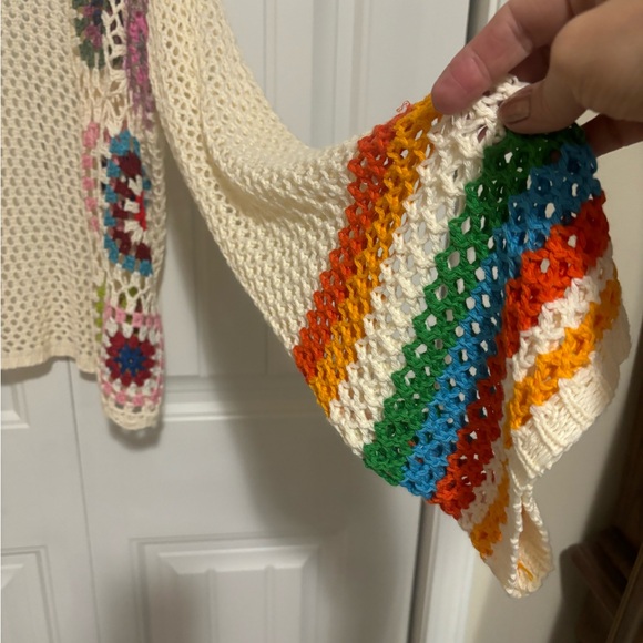 Multi Color Boho style Cardigan - Picture 5 of 5